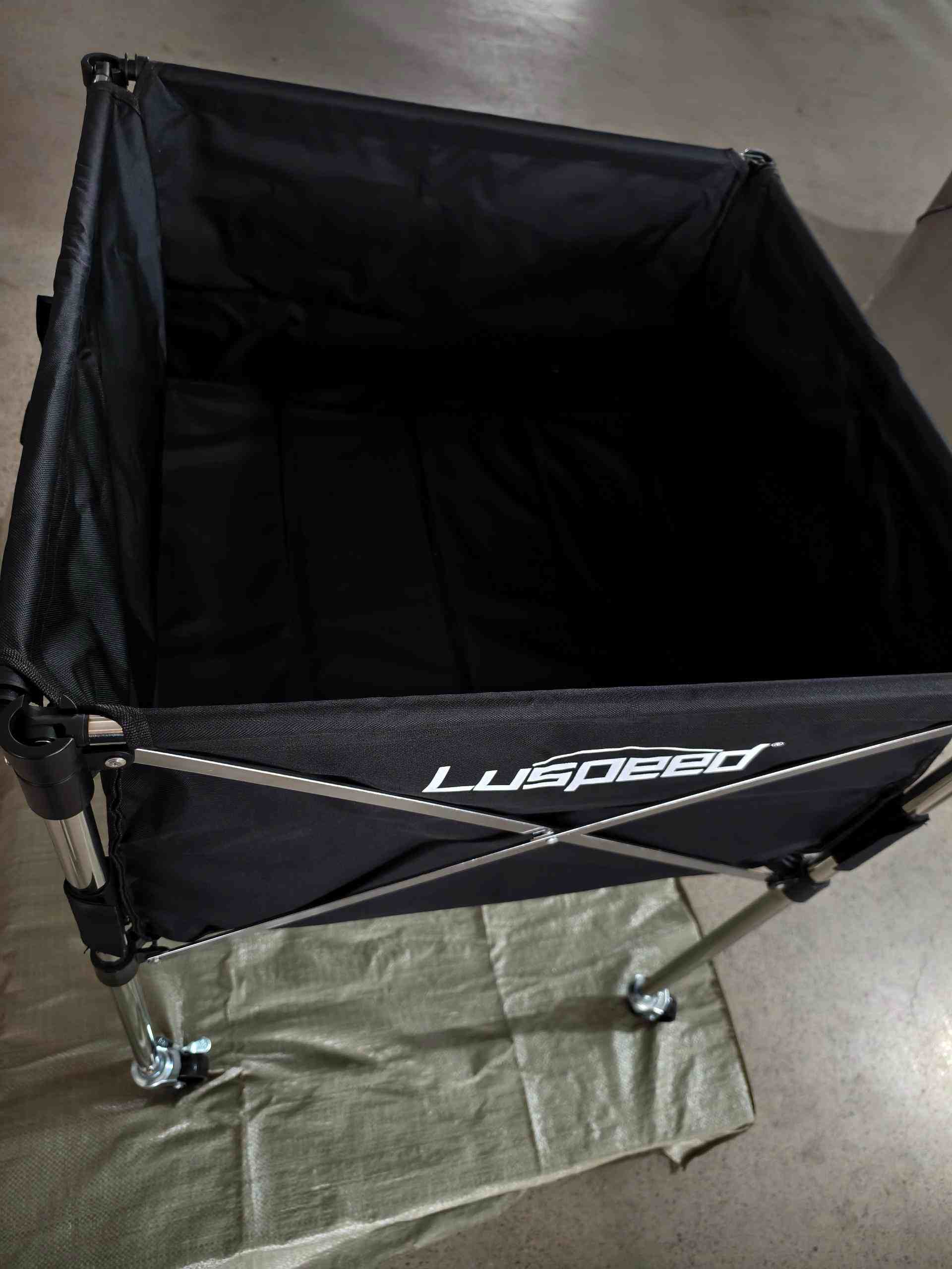 Multi sport ball storage cart full view