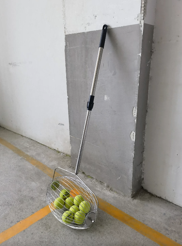 Large capacity oval tennis ball picker by Luspeed Sports