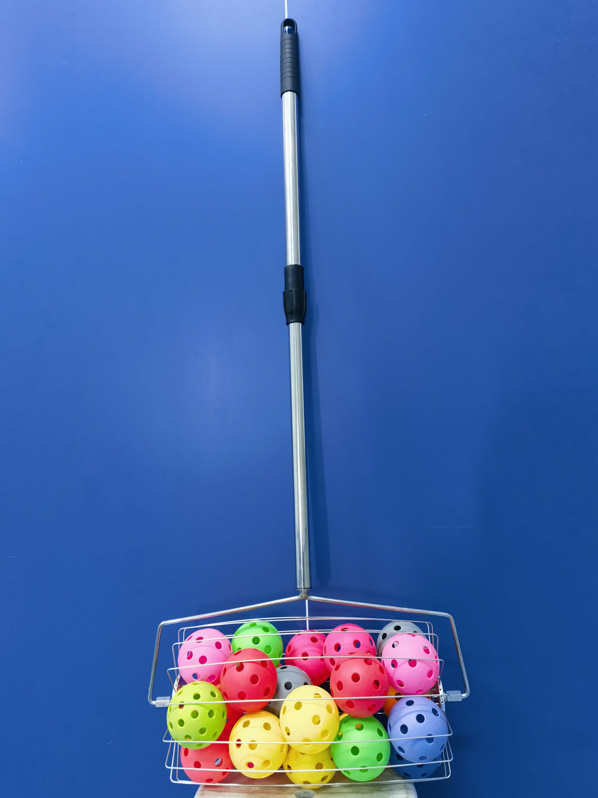 Extended size of pickleball ball picker