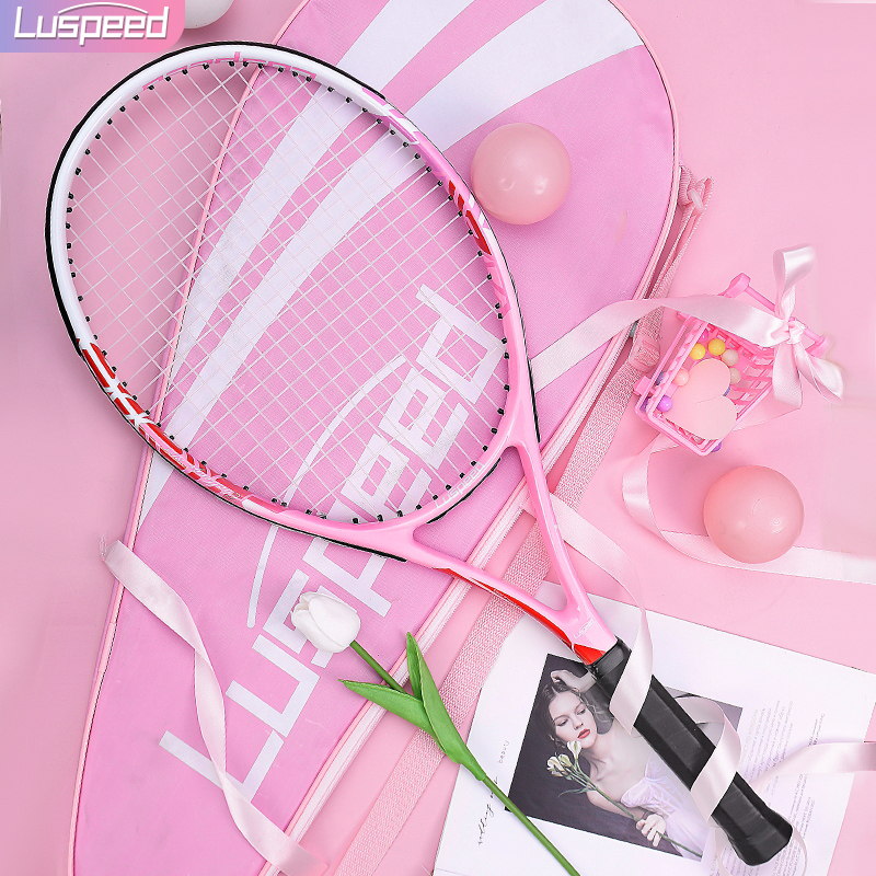 Tennis racket pink series by Luspeed Sports